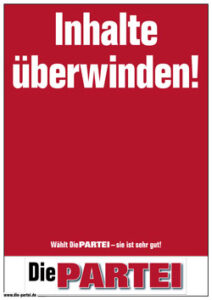 Inhalte überwinden!